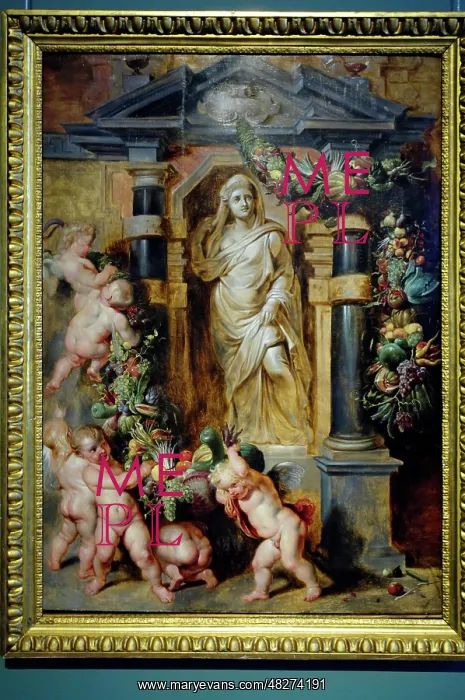 : Two versions of The Statue of Ceres by Peter : Two versions of The Statue of Ceres by Peter