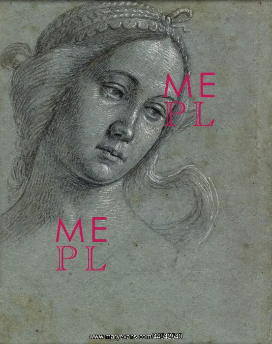 : Verso: Head of a Woman : Verso: Head of a Woman