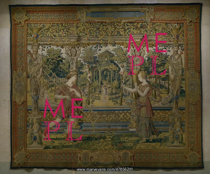 : Vertumnus and Pomona. Tapestry : Vertumnus and Pomona. Tapestry