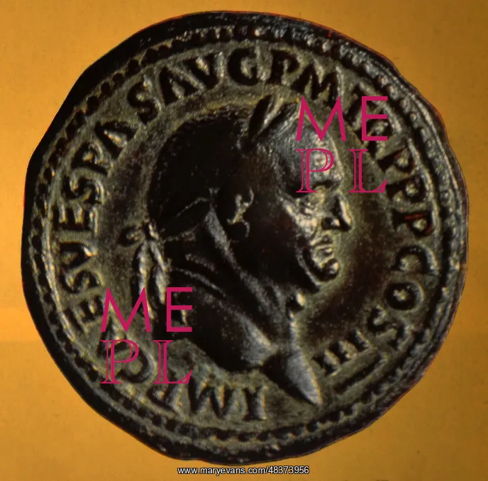 : Vespasian. Coin depicting Vespasian. Proclaimed by the East : Vespasian. Coin depicting Vespasian. Proclaimed by the East