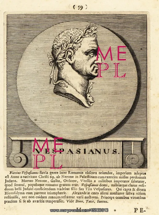 : Vespasian, Roman emperor : Vespasian, Roman emperor