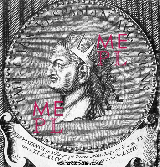 : Vespasianus crowned : Vespasianus crowned