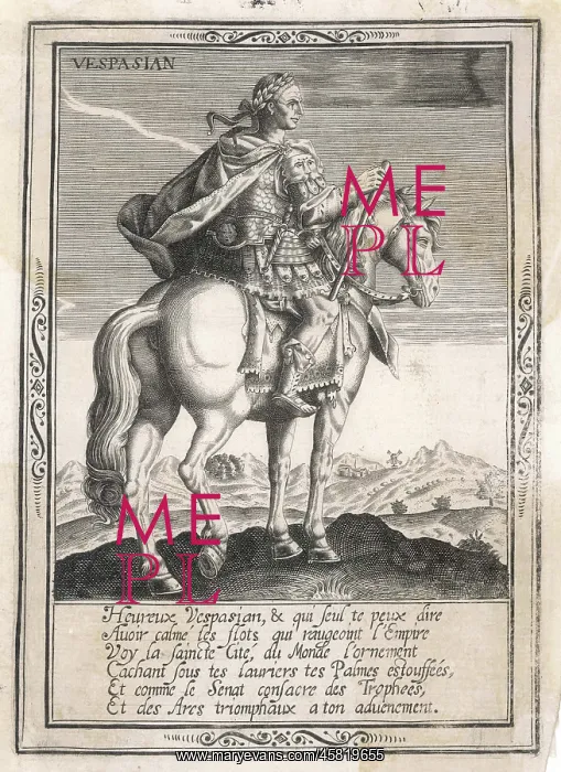 : VESPASIANUS ON HORSE : VESPASIANUS ON HORSE