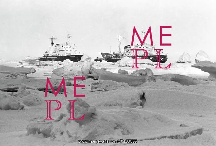 : Vessel escort in Chukchi Sea, 1983 : Vessel escort in Chukchi Sea, 1983