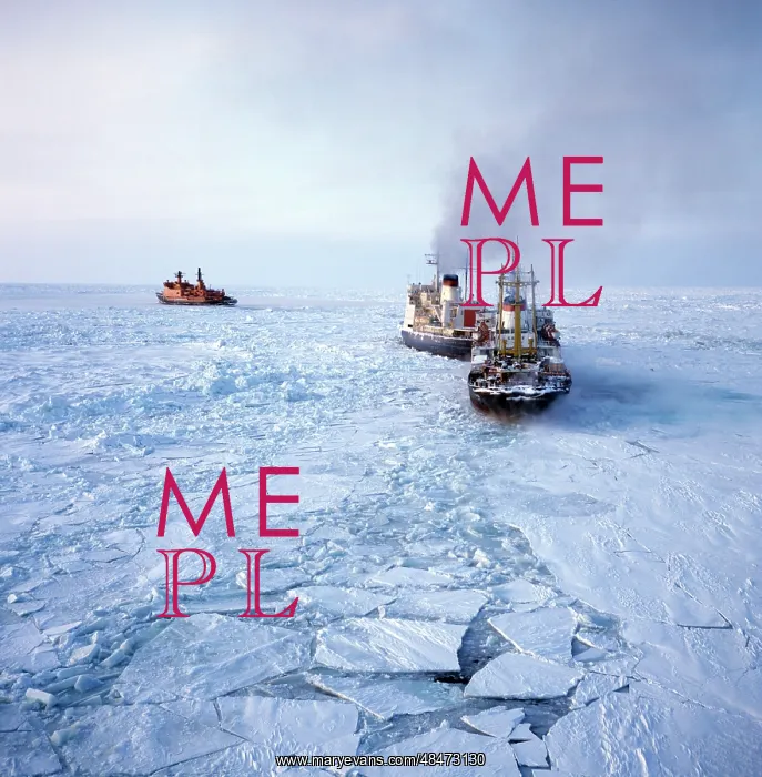 : Vessel escort in Chukchi Sea, 1983 : Vessel escort in Chukchi Sea, 1983