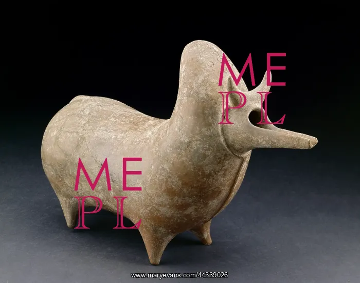: Vessel in the form of a humped-backed bull : Vessel in the form of a humped-backed bull
