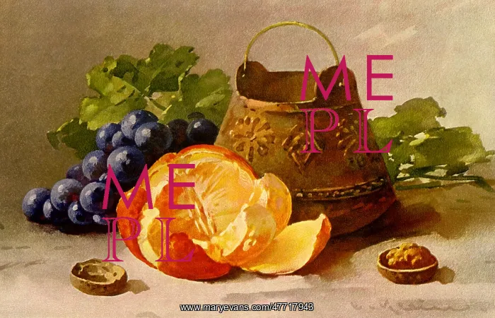  : Vessel with Orange, Grapes