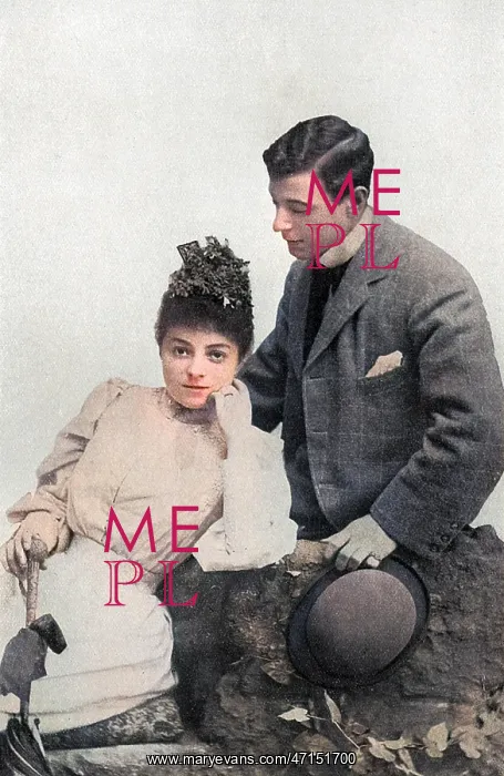 : Vesta Tilley and her husband, Walter de Frece : Vesta Tilley and her husband, Walter de Frece