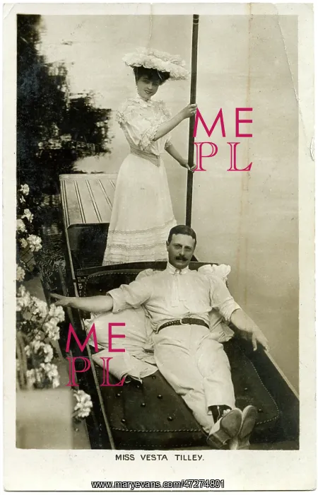 : Vesta Tilley, punting : Vesta Tilley, punting