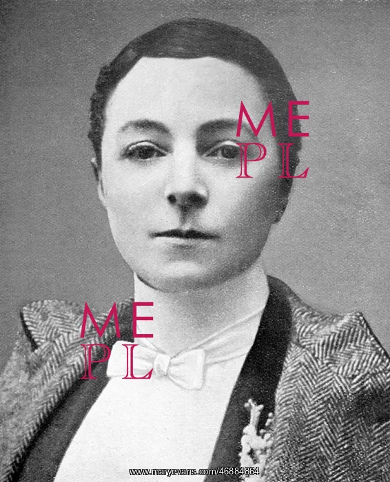 : Vesta Tilley in her wig : Vesta Tilley in her wig