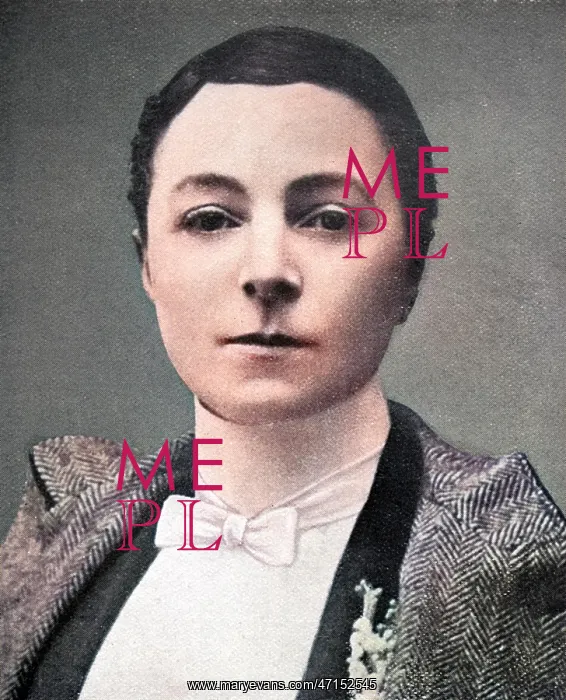 : Vesta Tilley in her wig : Vesta Tilley in her wig