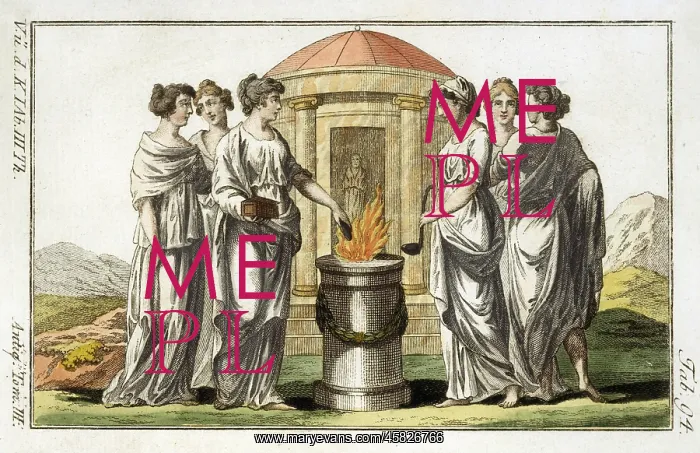 : Vestals Sacrificing : Vestals Sacrificing