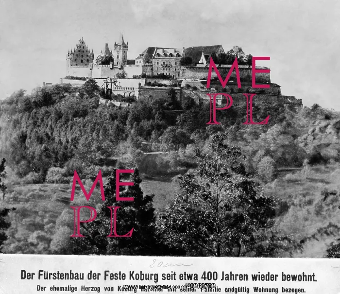: Veste Coburg, around 1900 : Veste Coburg, around 1900