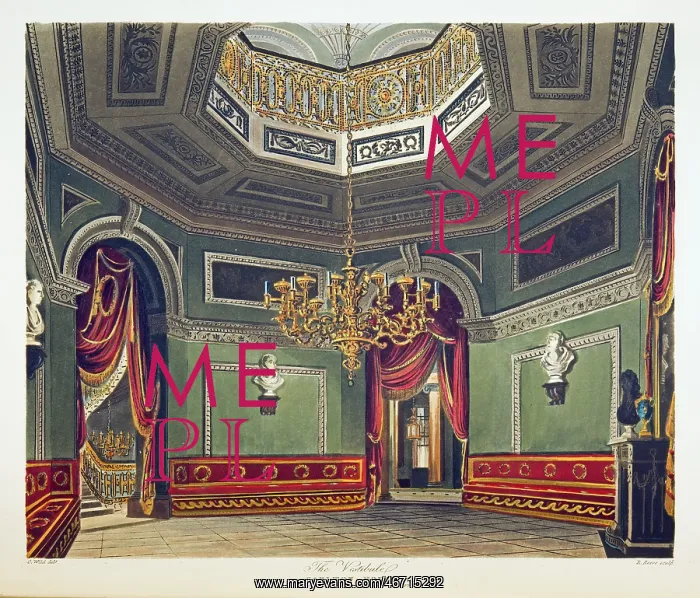 : The Vestibule, Carlton House : The Vestibule, Carlton House