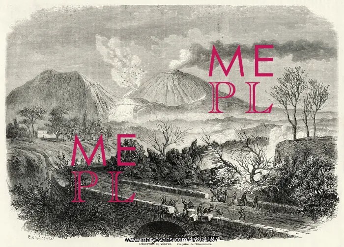 : VESUVIUS ERUPTS 1868 : VESUVIUS ERUPTS 1868