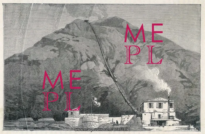  : VESUVIUS FUNICULAR 1880
