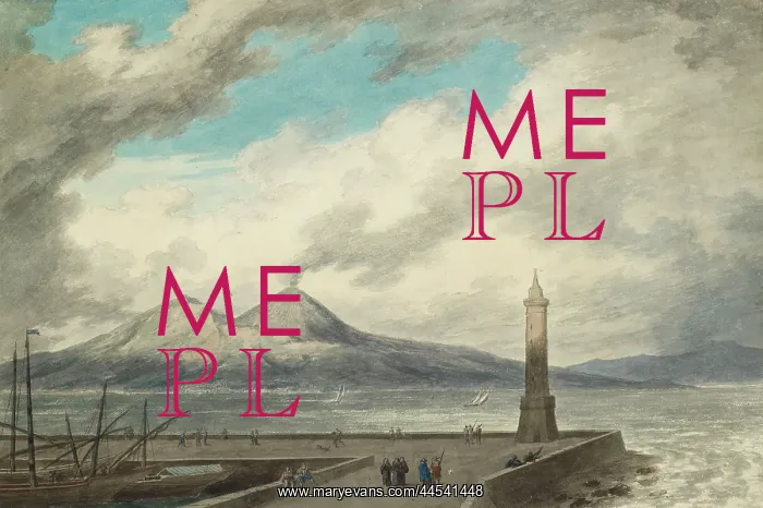 : Vesuvius and Somma from the Mole at Naples : Vesuvius and Somma from the Mole at Naples
