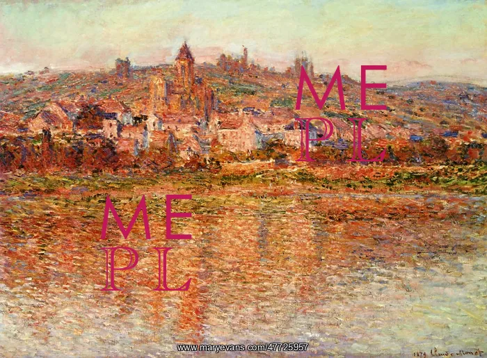 : Vetheuil Landscape, by Monet : Vetheuil Landscape, by Monet