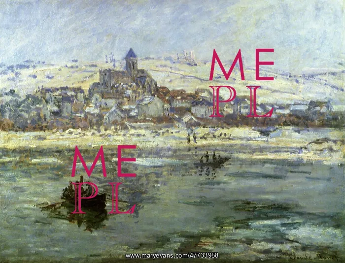 : Vetheuil in Winter, by Monet