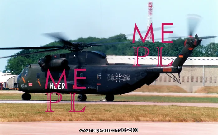 : VFW-Sikorsky CH-53G 84+36 : VFW-Sikorsky CH-53G 84+36