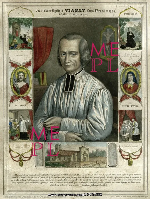 : Vianney. JEAN-BAPTISTE VIANNEY, known as the CURE D'ARS - French priest : Vianney. JEAN-BAPTISTE VIANNEY, known as the CURE D'ARS - French priest
