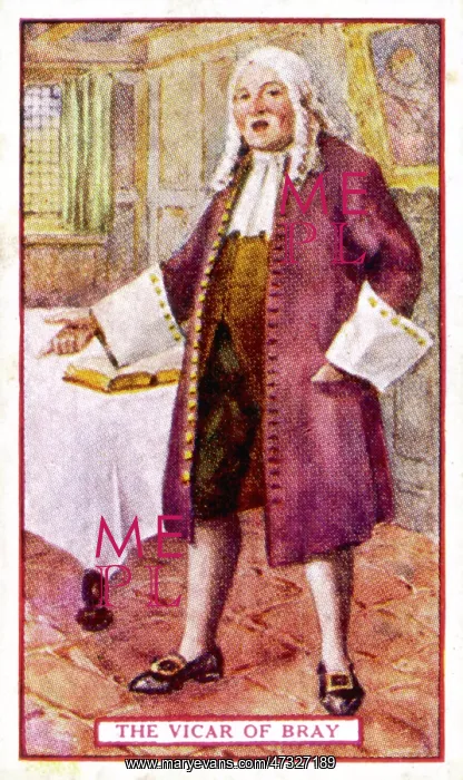 : VICAR OF BRAY 1734 : VICAR OF BRAY 1734
