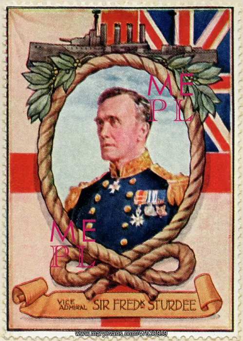 : (Vice) Admiral Sturdee / Stamp : (Vice) Admiral Sturdee / Stamp