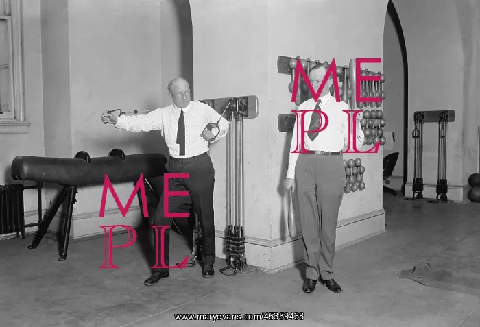: Vice President Calvin Coolidge working out with : Vice President Calvin Coolidge working out with