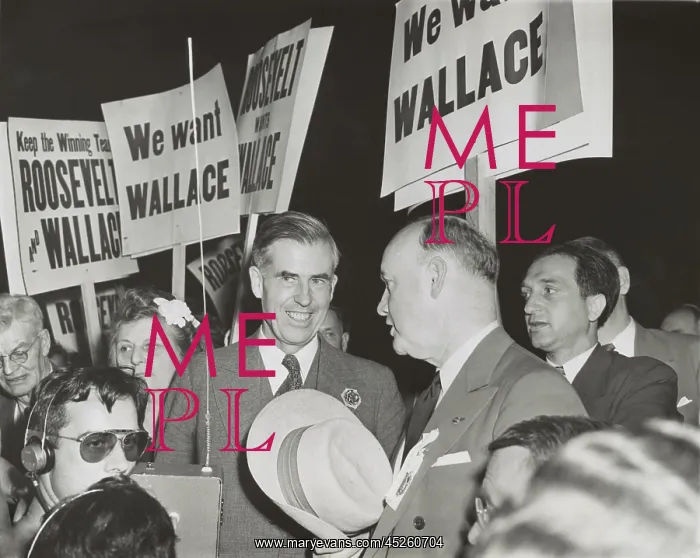 : Vice-President Henry Wallace at the Democratic : Vice-President Henry Wallace at the Democratic