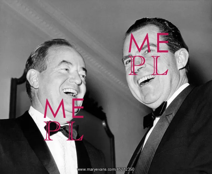 : Vice President Hubert Humphrey and Former ? : Vice President Hubert Humphrey and Former ?