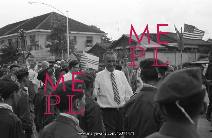 : Vice-President Lyndon Johnson among group of Vietnamese : Vice-President Lyndon Johnson among group of Vietnamese