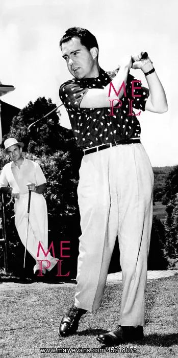 : Vice President Richard Nixon golfing. He ? : Vice President Richard Nixon golfing. He ?