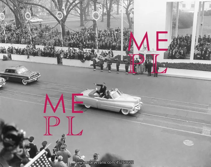 : Vice President Richard Nixon standing in an open : Vice President Richard Nixon standing in an open