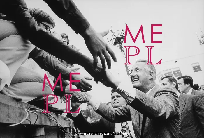 : Vice President Spiro Agnew campaigning in ? : Vice President Spiro Agnew campaigning in ?
