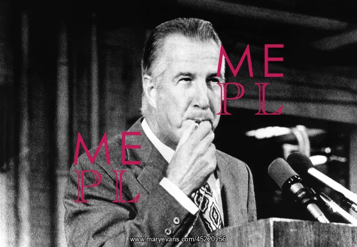 : Vice President Spiro Agnew literally blew ? : Vice President Spiro Agnew literally blew ?