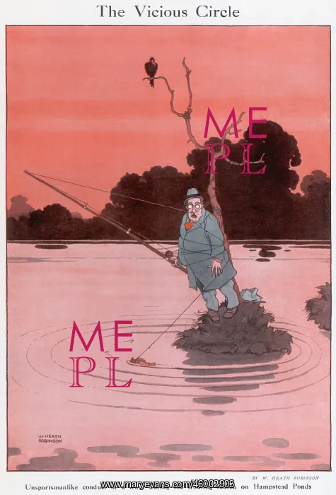 : The Vicious Circle by William Heath Robinson : The Vicious Circle by William Heath Robinson