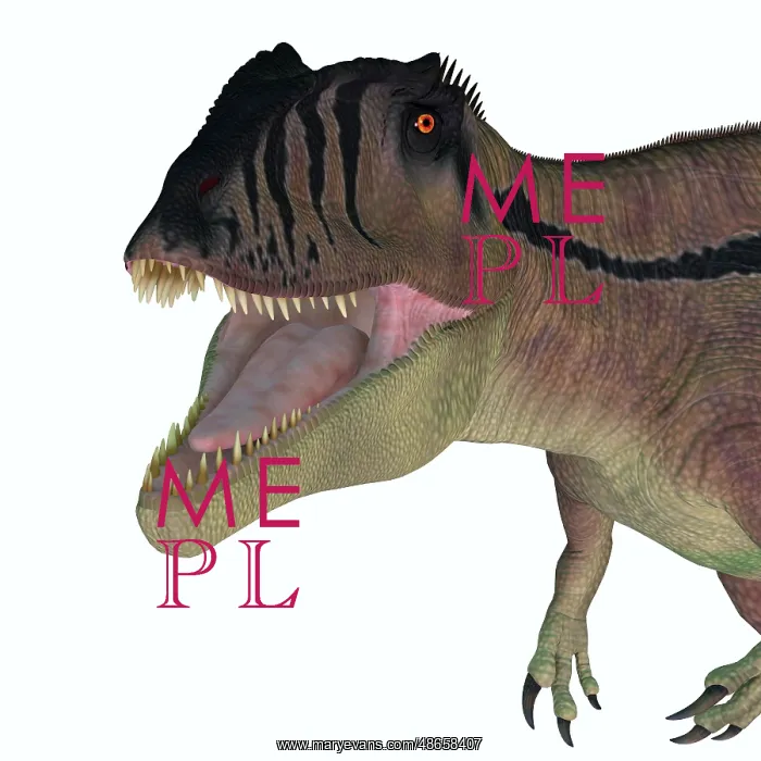 : A vicious looking Carcharodontosaurus dinosaur : A vicious looking Carcharodontosaurus dinosaur