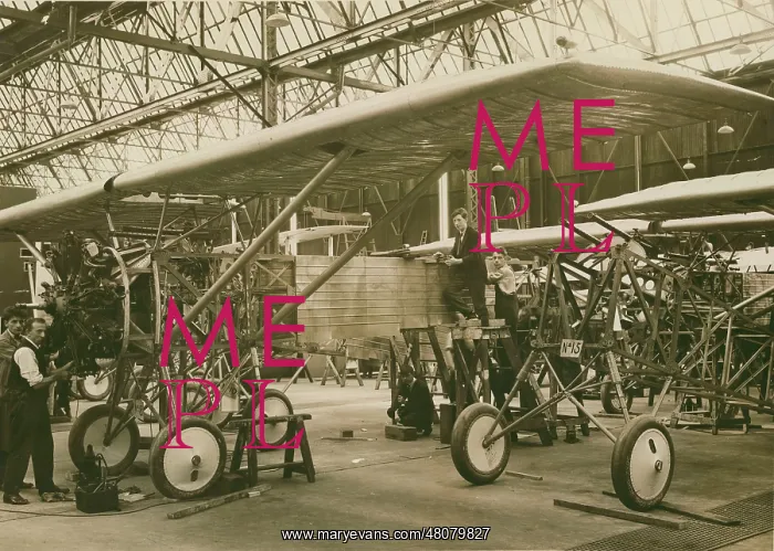 : Vickers 121 Wibault Scouts under construction : Vickers 121 Wibault Scouts under construction