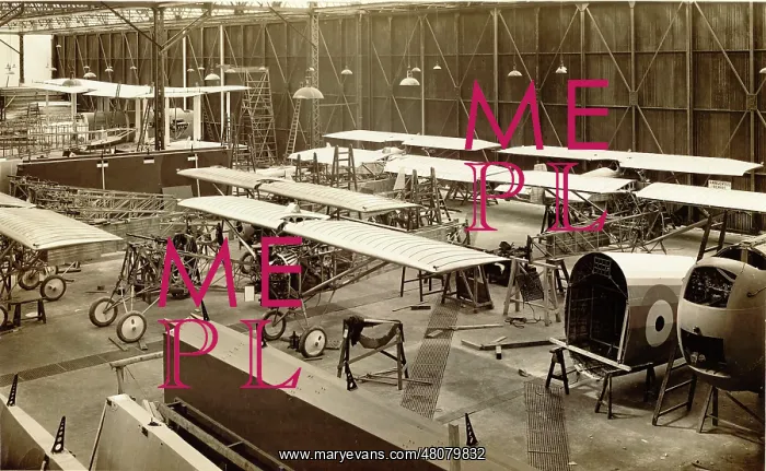 : Vickers 121 Wibault Scouts under construction : Vickers 121 Wibault Scouts under construction