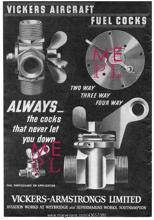 : Vickers Aircraft Components : Vickers Aircraft Components