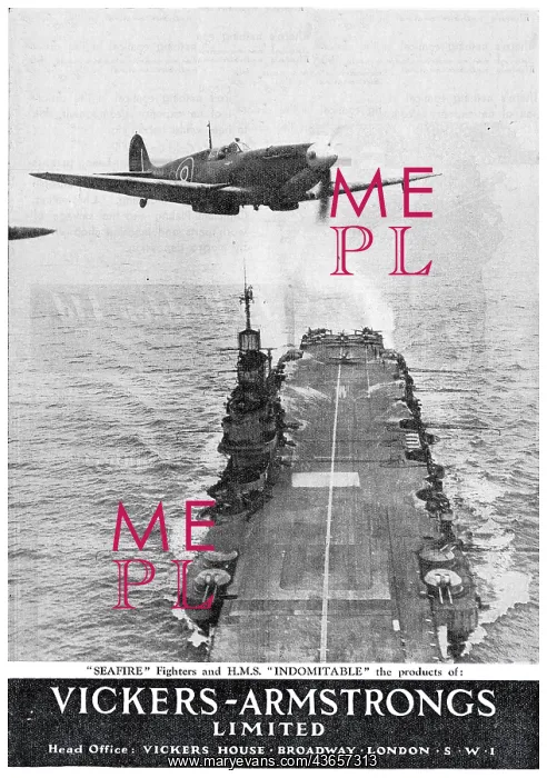: Vickers-Armstrongs Seafire - HMS Indomitable : Vickers-Armstrongs Seafire - HMS Indomitable