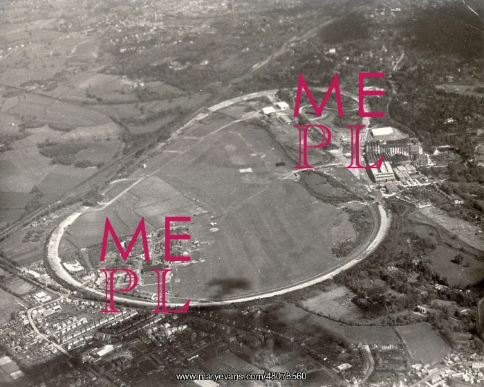 : The Vickers factory at Brooklands about 1946 : The Vickers factory at Brooklands about 1946