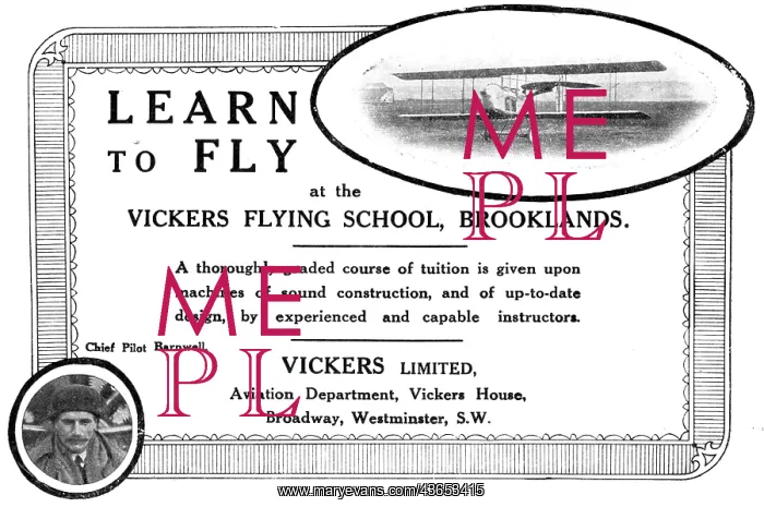 : Vickers Flying School Brooklands : Vickers Flying School Brooklands