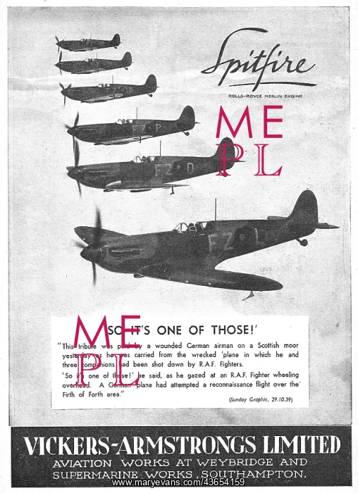 : Vickers Supermarine Spitfire : Vickers Supermarine Spitfire