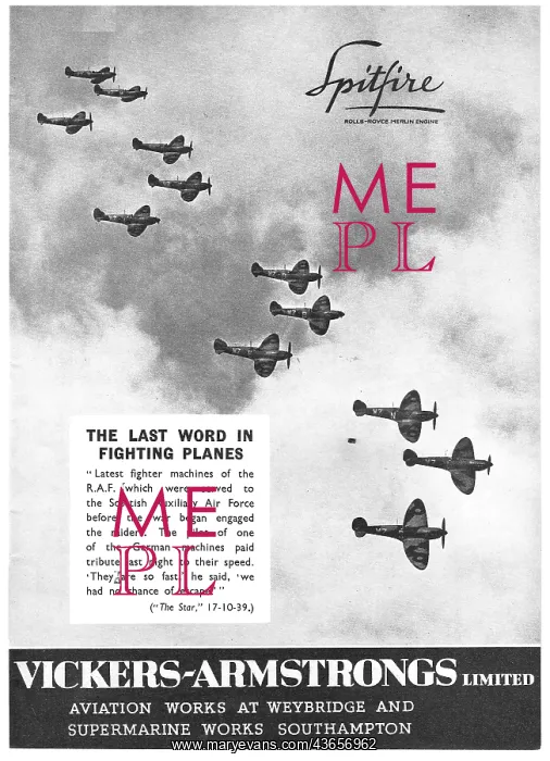 : Vickers Supermarine Spitfire : Vickers Supermarine Spitfire