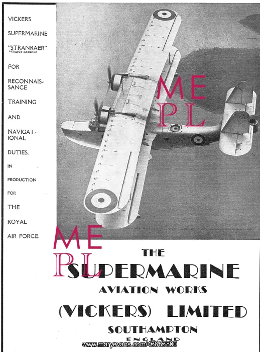 : Vickers Supermarine Stranraer : Vickers Supermarine Stranraer