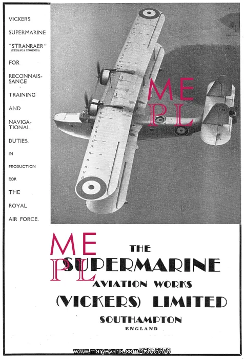 : Vickers Supermarine Stranraer : Vickers Supermarine Stranraer