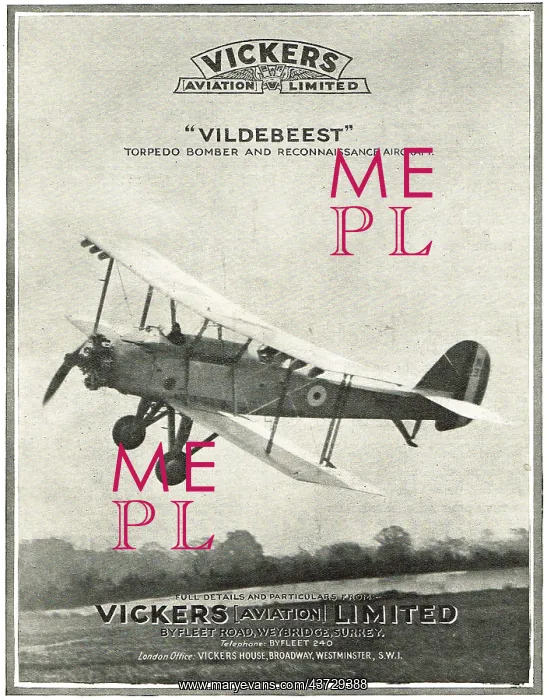 : Vickers Vildebeest : Vickers Vildebeest