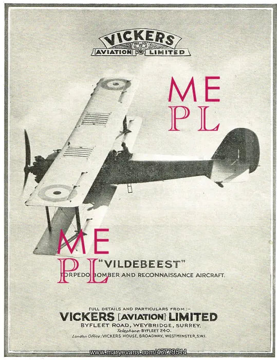 : Vickers Vildebeest : Vickers Vildebeest