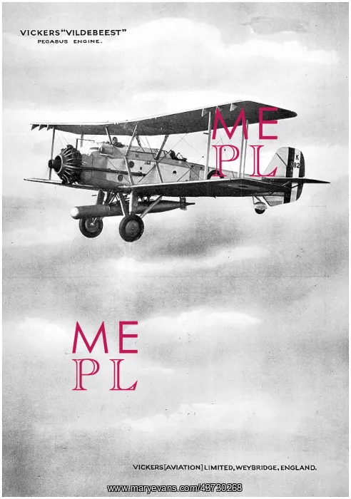 : Vickers Vildebeest K1827 : Vickers Vildebeest K1827